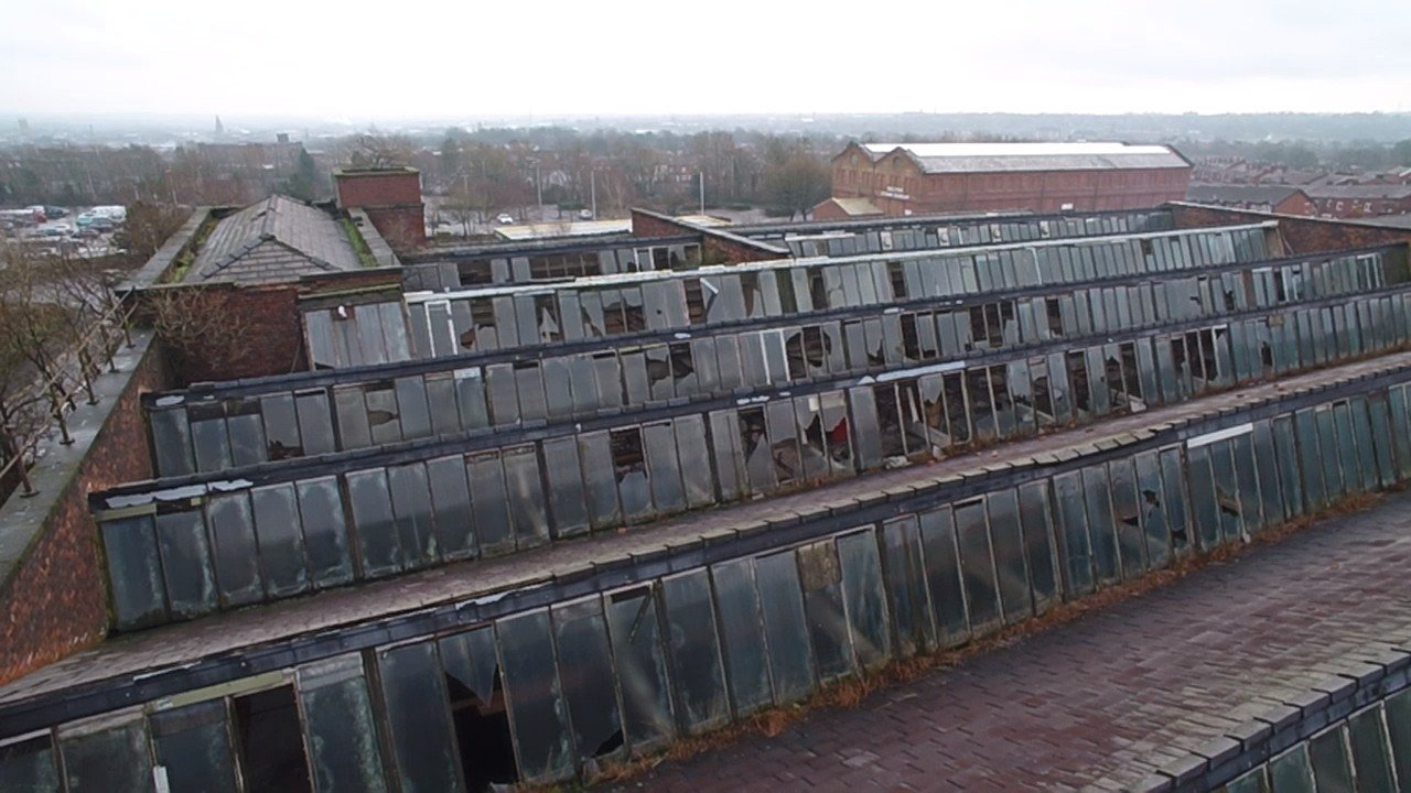 Original damaged roof